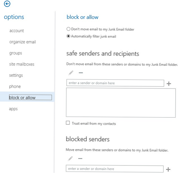 Url blocker. Adcontrol. Option block. Option block. Setup for reading.